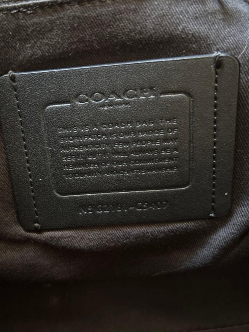 Coach School Art Tote EUC - Picture 6 of 6